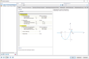 Der Eingabedialog zeigt die Festigkeitsparameter des Anisotrop-Modells für Beton mit Beschädigungseinstellungen.