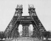 Eiffelturm Stützpfeiler Montage 1888