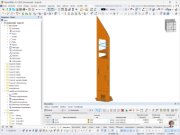 RFEM-6 Modell eines Glockenturms aus Holz, entworfen vom Ingenieurbüro Wirth Haker.
