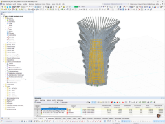 3D-Modell aus Aluminiumrohren, entworfen von CRAFT Engineering Studio, dargestellt in einer realistischen Weise.