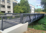 Fußgängerbrücke Becquerel in La Chapelle-sur-Erdre | © ACML