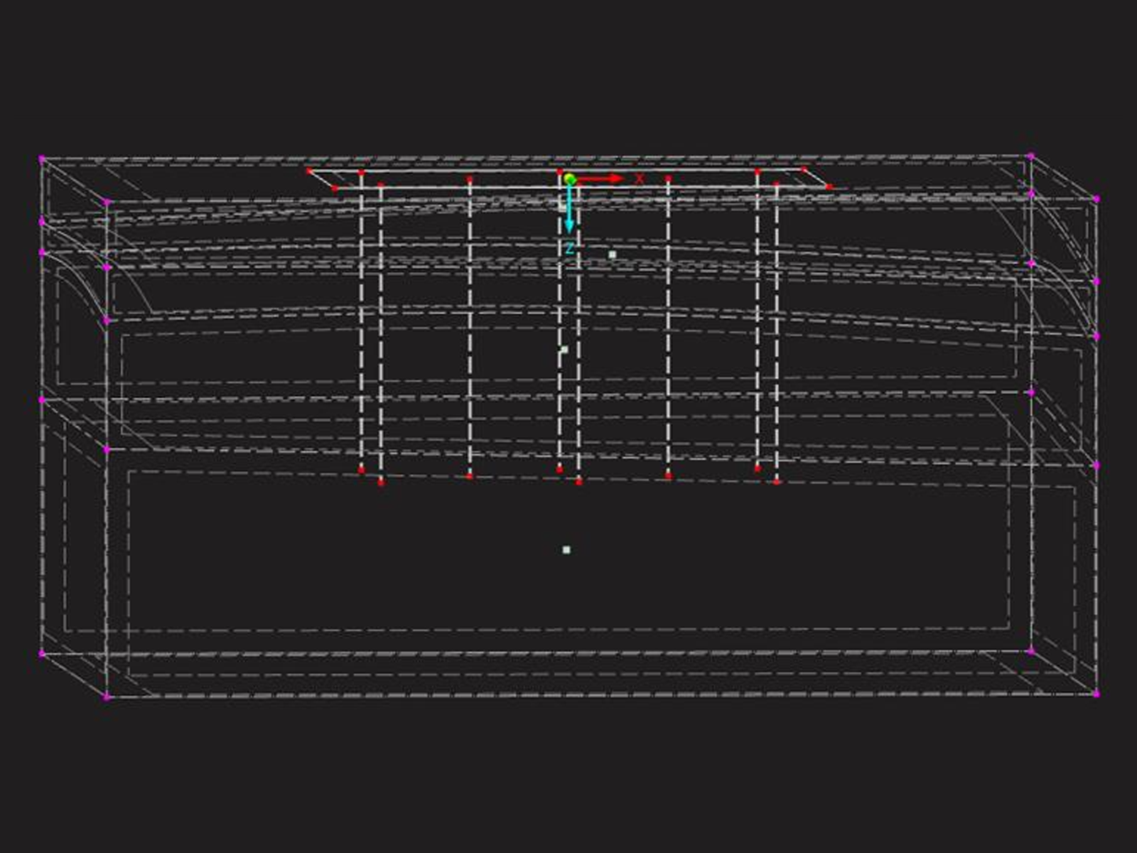 Erweiterte Modellierung des Volumens mit automatischer Integration von Knoten und Linien zur effizienten Entwicklung von 3D-Modellen