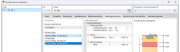 RFEM 6 Dialog zur Definition von Baugrundbedingungen mit mehrschichtigem Bodenmodell und resultierendem Bodenprofil für die Fundamentbemessung