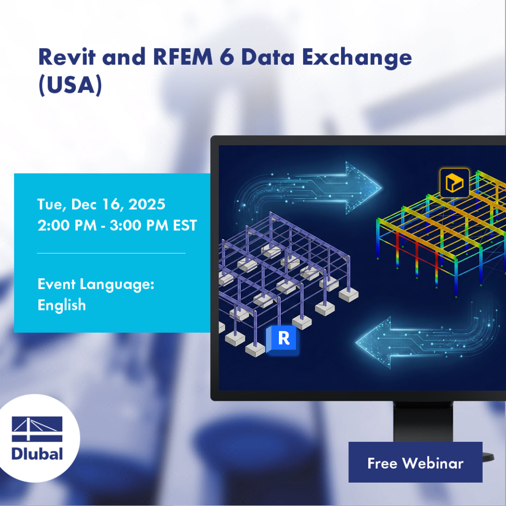 Datenaustausch zwischen Revit und RFEM 6 (USA)