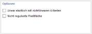 Eingabedialog - Modifiziertes Mohr-Coulomb Modell - Optionen