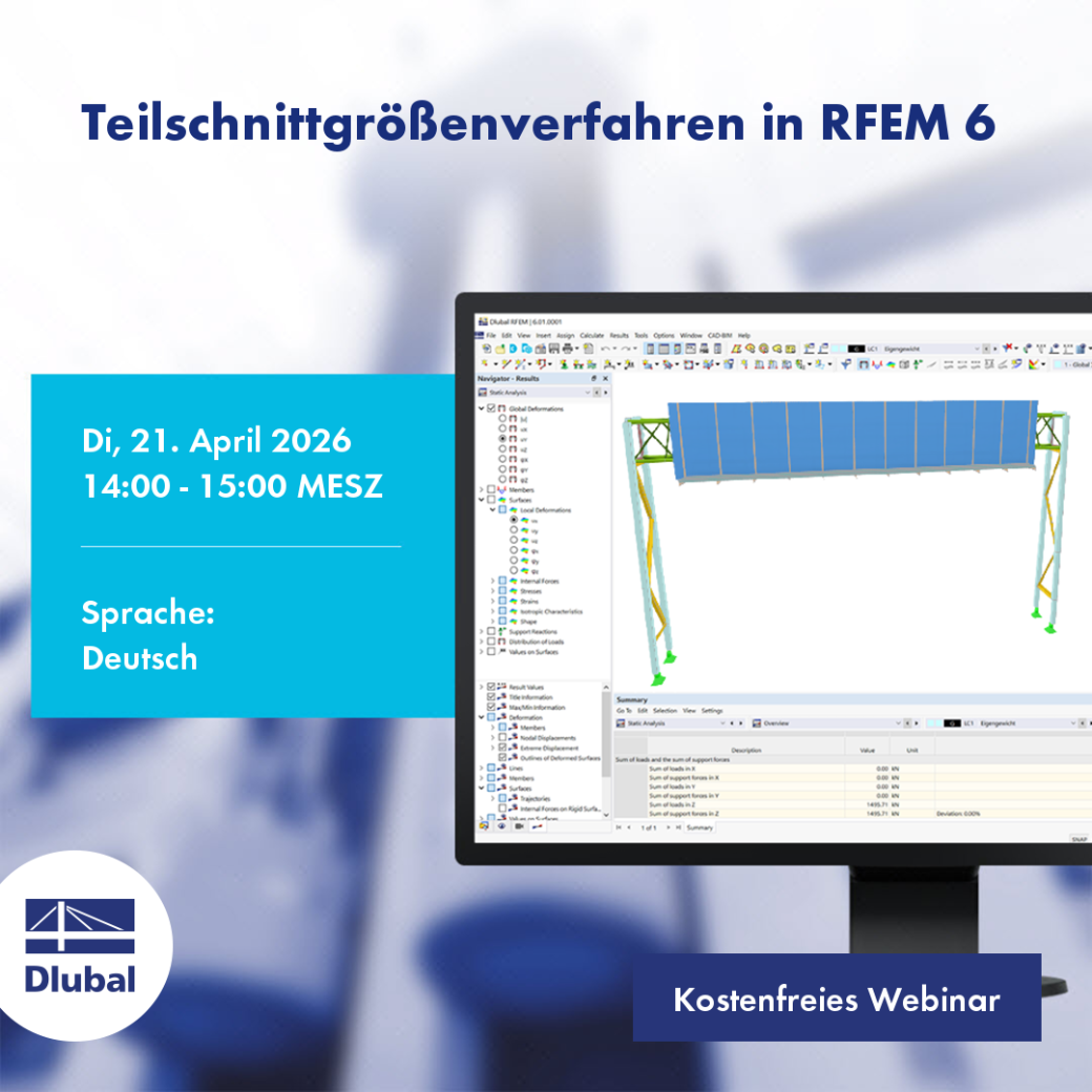 Teilschnittgrößenverfahren in RFEM 6
