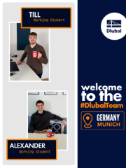 Neue Kollegen Till und Alex