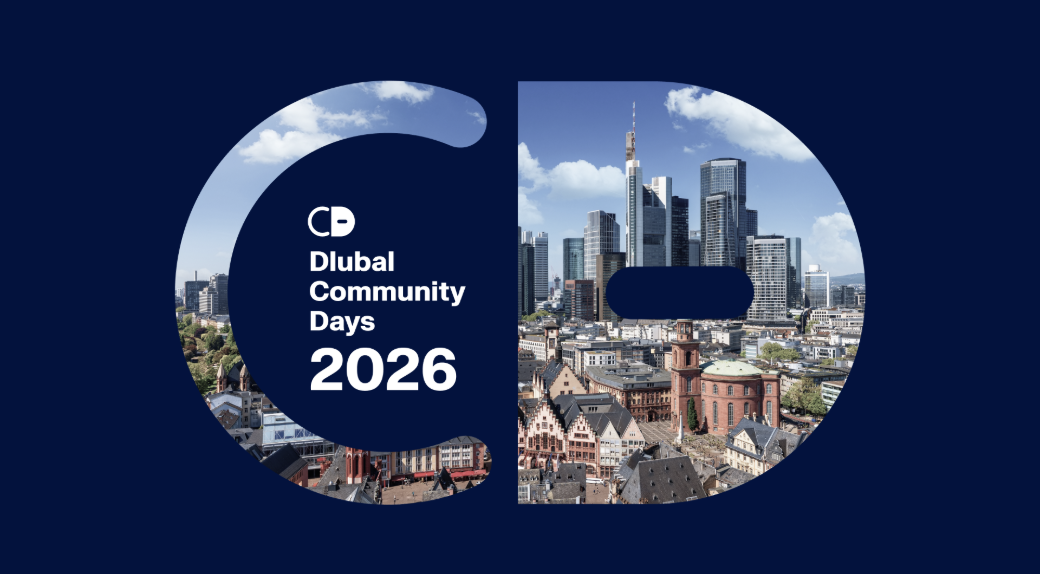 Banner mit den Details zur Veranstaltung Dlubal Community Day 2026 in Frankfurt.