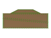 Model 006181 | Sloped Base Soil Layers in Solid Model