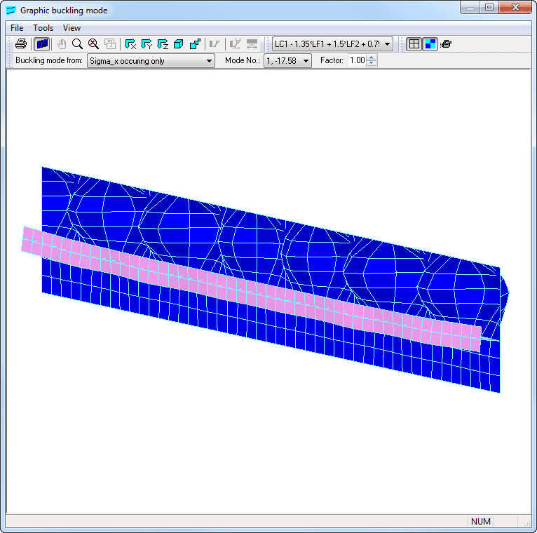 Graphical Display of Buckling Shape