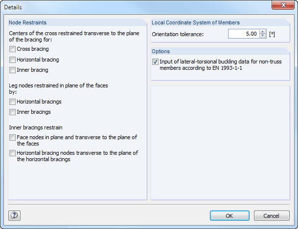 Detail Settings