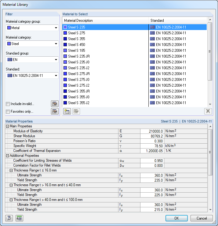 Material Database