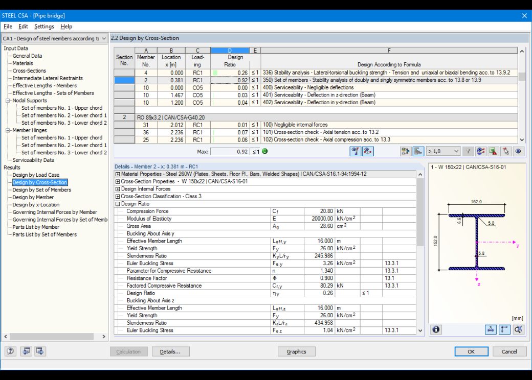 Window 2.2 Design by Cross-Section