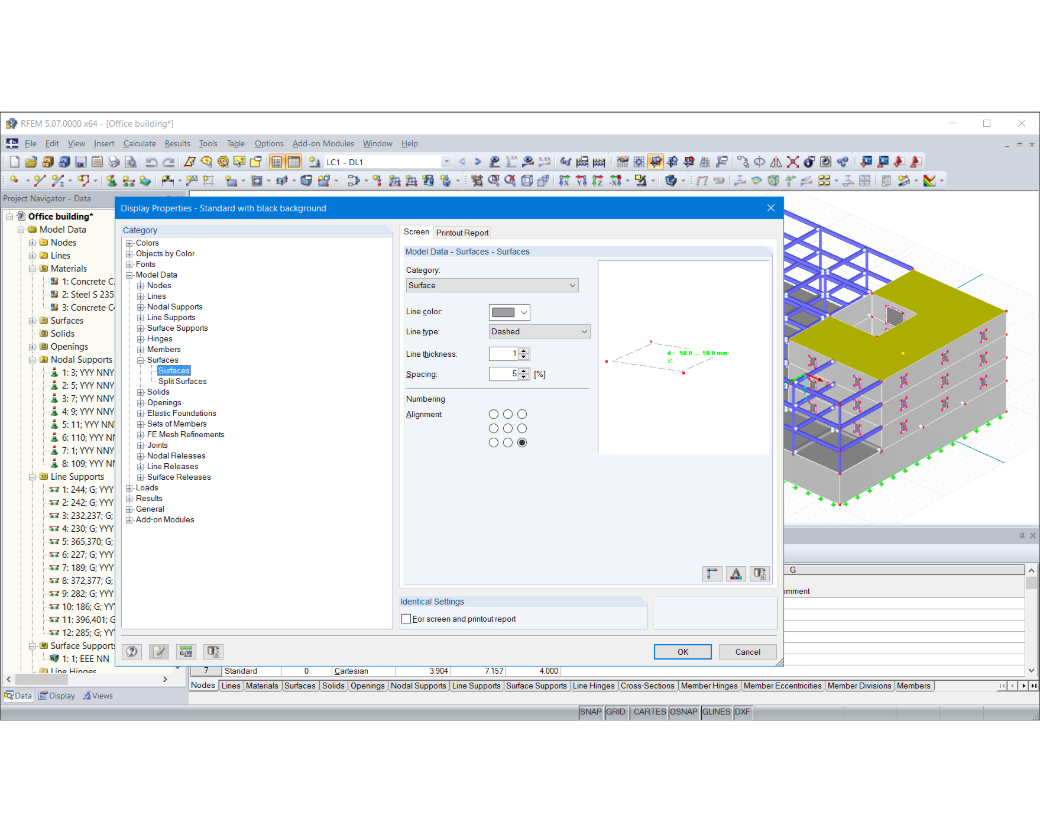 Setting Display Properties