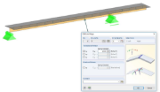 Surface-Surface Coupling with Line Hinge