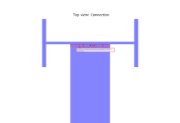 Top View of Connection in Z-Direction