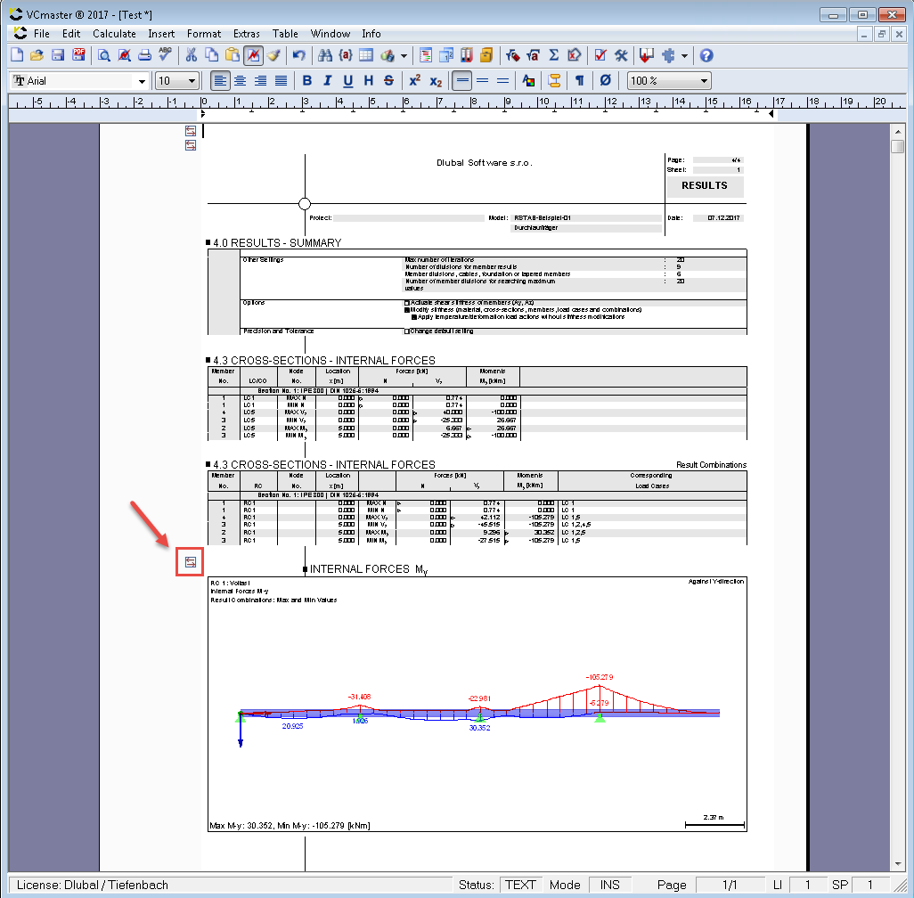 Path of Corresponding RFEM or RSTAB File