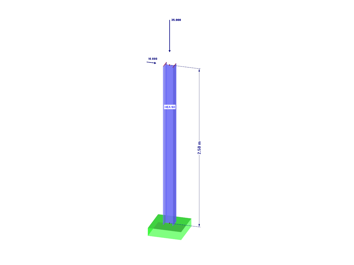 Structural System with Loads