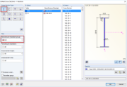 Virtual Joists and Virtual Joist Girders in Cross-Section Database