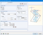 "New Rectangular Reinforcement" Dialog Box 