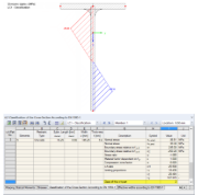 SHAPE-THIN Table "6.2 Classification of Cross-Section According to EN 1993-1" and Stress Diagram