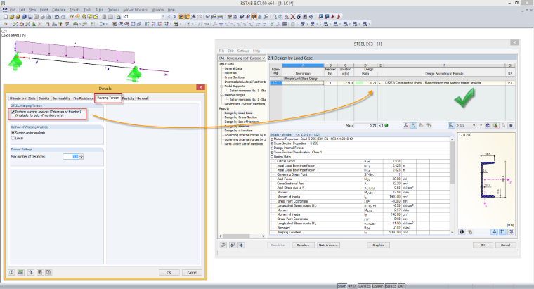 Stability Analysis of Channel Sections