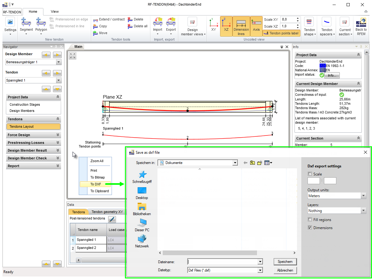 DXF Export