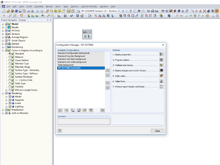 Save Configuration