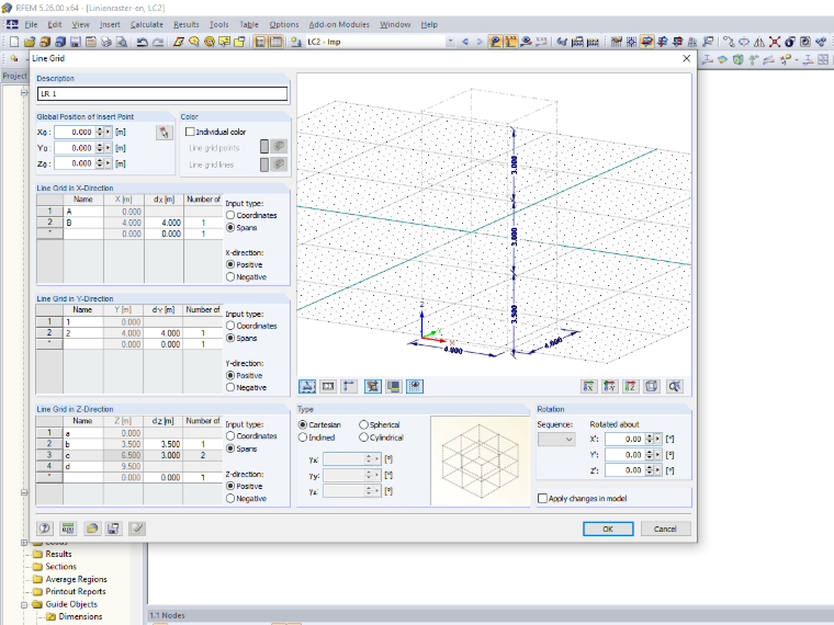 Line Grids