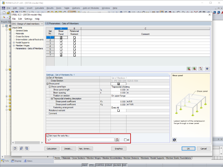 Assign Parameters to Several Members or Sets of Members