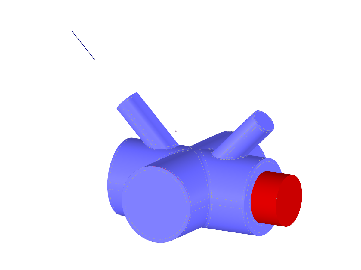 Steel Structure Node as Solid Model
