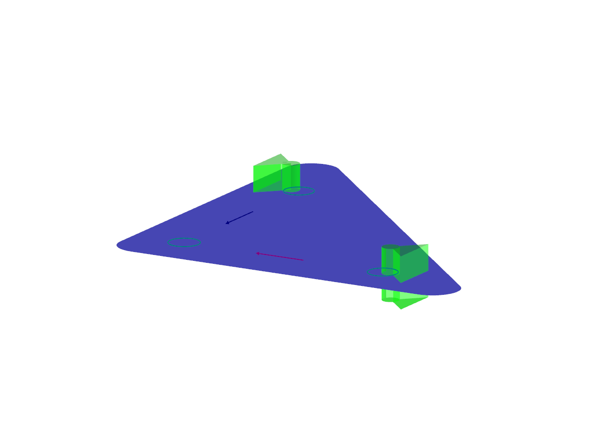 Steel Structure Gusset Plate | RFEM