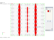 Display of Crack Widths for Cracks Perpendicular to x-Axis