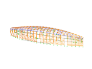 Timber Veil of TD Place Stadium in Ottawa, Canada