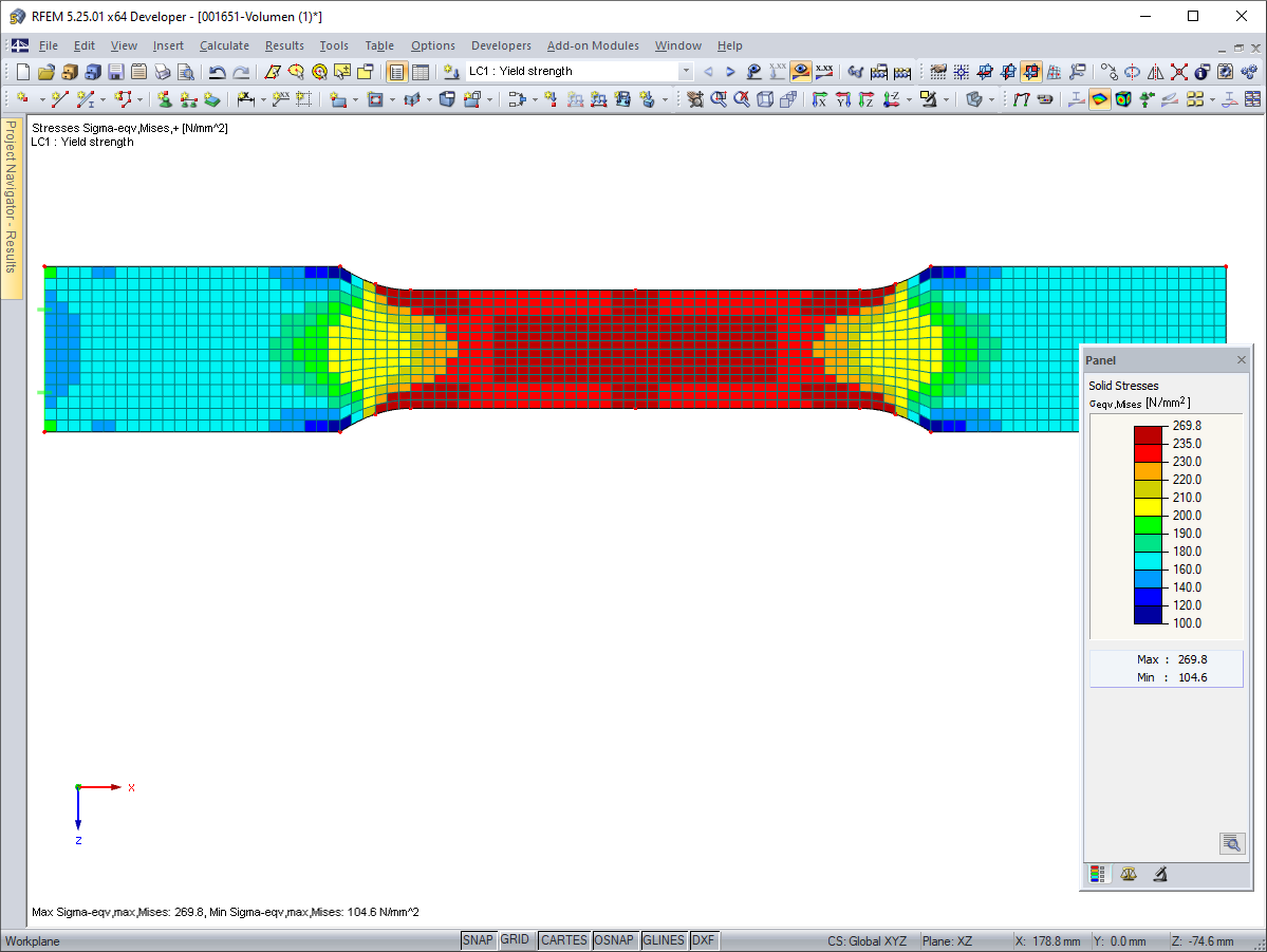 Equivalent Stresses for Isotropic Linear-Elastic Material Model