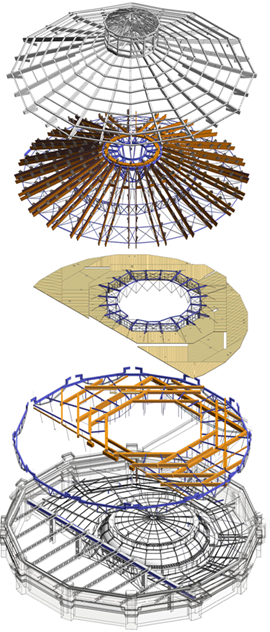 Roof Structure (© Wilmotte & Associés SA)
