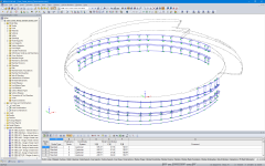 Facade Supporting Structure in RFEM (© Enclos Corp.)