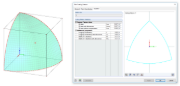 Flattening of Sphere Triangle