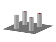 Foundation Plate with Rising Components