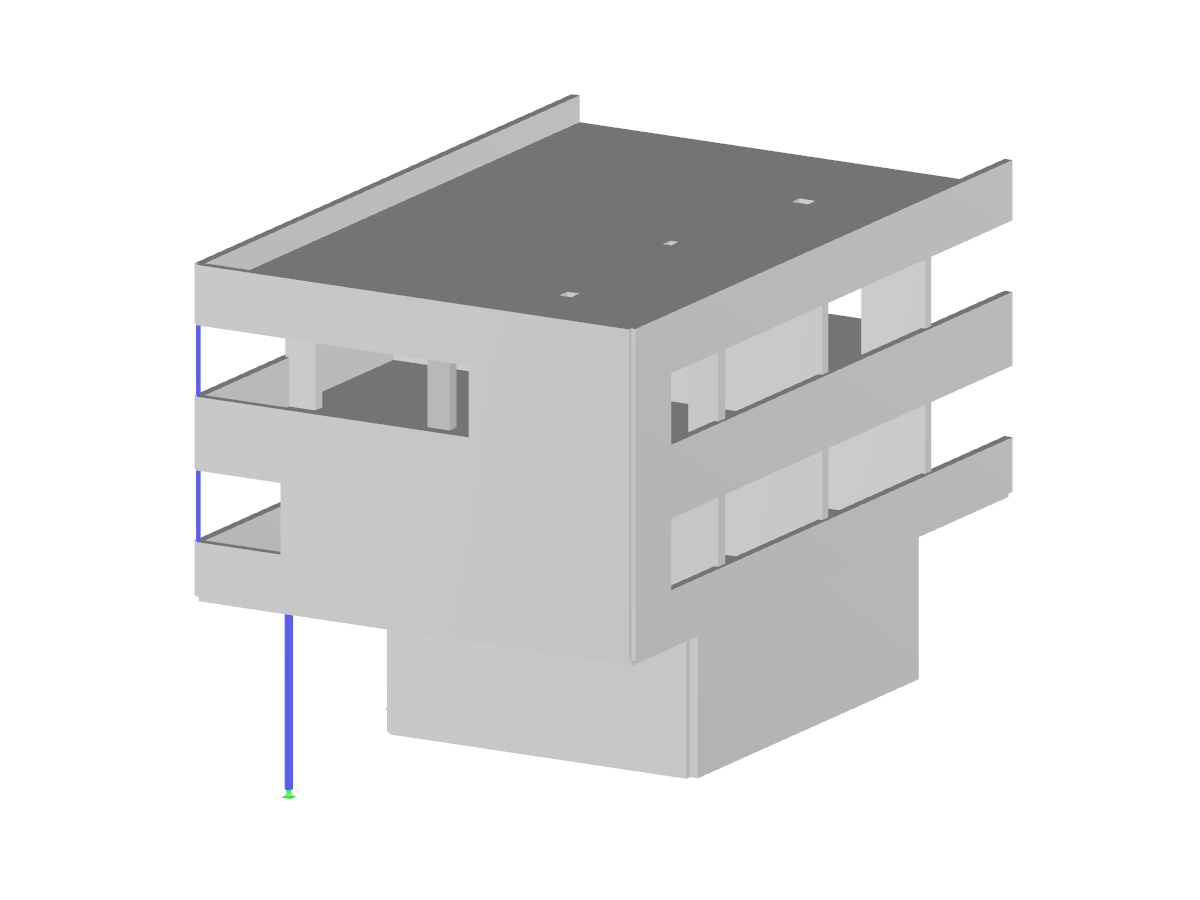 Village Center Component D in RFEM (© Dipl.-Ing.Rainer Zangerle)