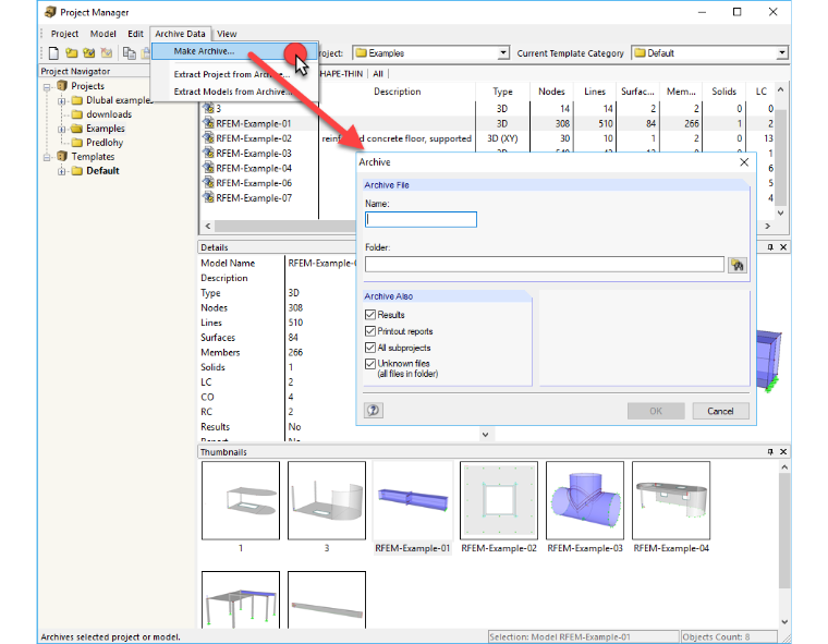 Archiving Data