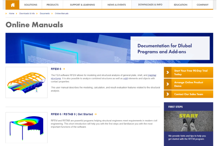 Online Manuals