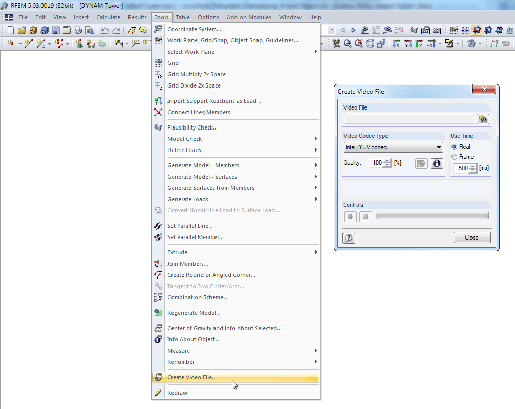 Creating Video File