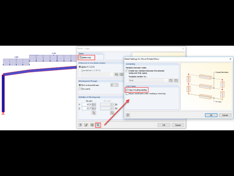 Dialog Box "Mirror"