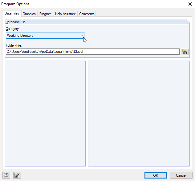 Working Directory