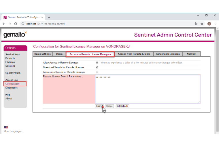ACC - Configuration Server for IP