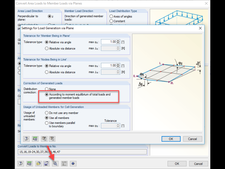Detail Settings for Load Generation
