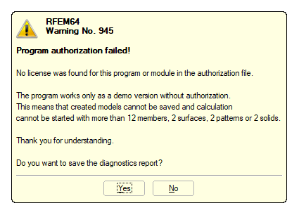 Warning No. 945
