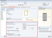 Default Options for Stirrup Layout
