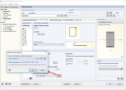 Button and Dialog Box "Defined Stirrup Spacing"